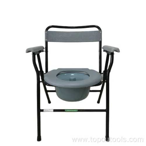 Medical Bathroom Assist Folding Toilet Chair Plastic Toilet Commode Chair Portable Toliet Seat for Patients
